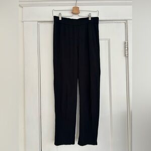 Soft by NAADAM Cotton and Cashmere Black Casual Pants, Size XS